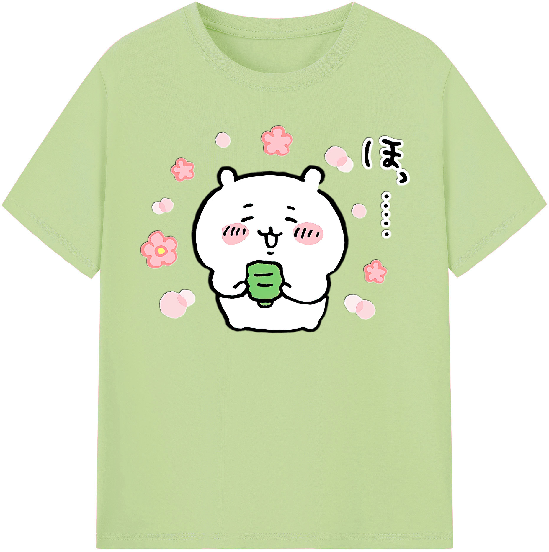 （画像用） ちいかわ ちいかわ Chii-kawa chiikawa 綿100％半袖Tシャツ（フロントプリント）